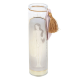 Jar Candle Aphrodite Goddess Tube Candle with Rose Quartz Crystals